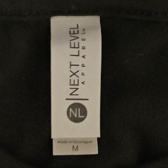 Next Level Apparel GARY ALLAN Black Short Sleeve Concert Tee Women's Sz M - Picture 2 of 4